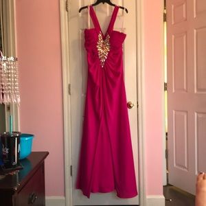 Pink prom dress